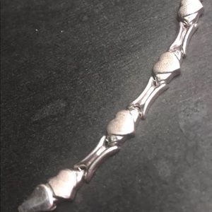 14k Gold Layer On 925 Silver Italian Link Bracelet